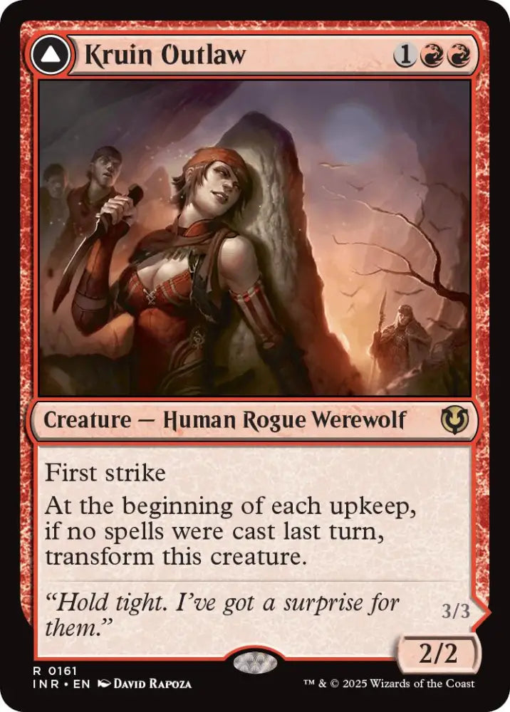 Kruin Outlaw // Terror of Kruin Pass [Innistrad Remastered] - MTG Single