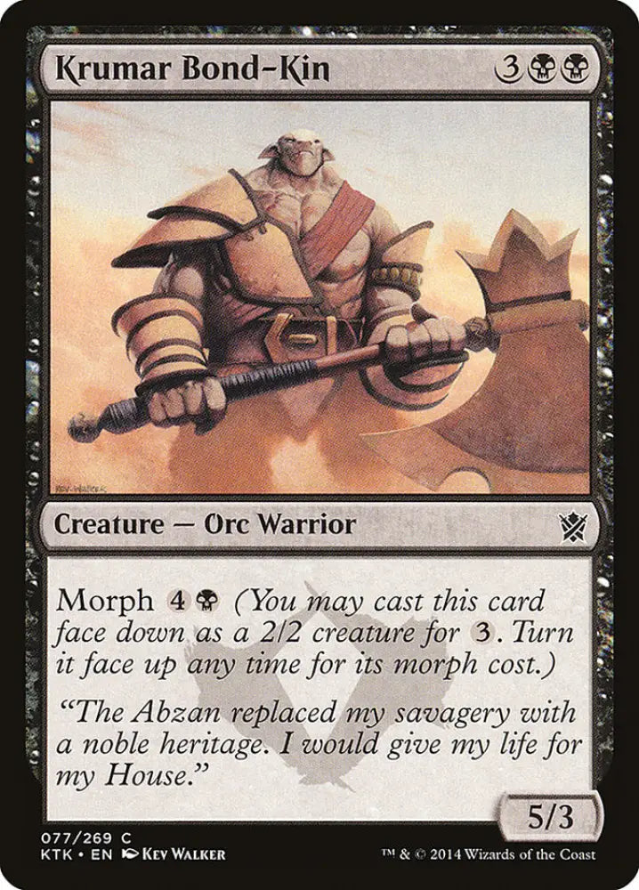 Krumar Bond-Kin [Khans of Tarkir] - MTG Single