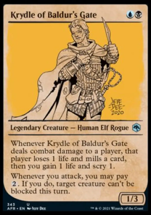 Krydle of Baldur’s Gate (Showcase) [Dungeons & Dragons: Adventures in the Forgotten Realms] - MTG Single