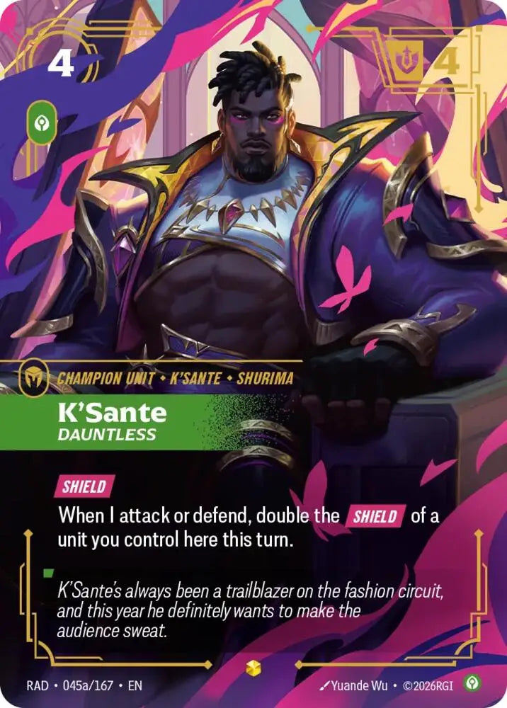 K'Sante, Dauntless (Alternate Art) (045a/167) [Radiance]