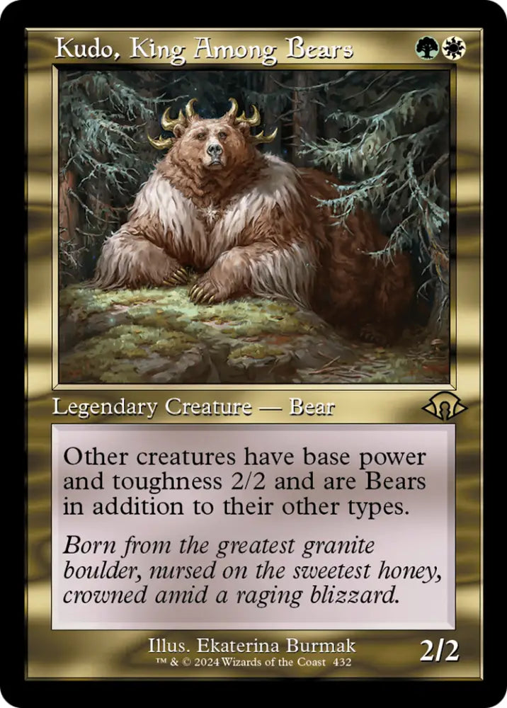 Kudo King Among Bears (Retro) [Modern Horizons 3] - MTG Single