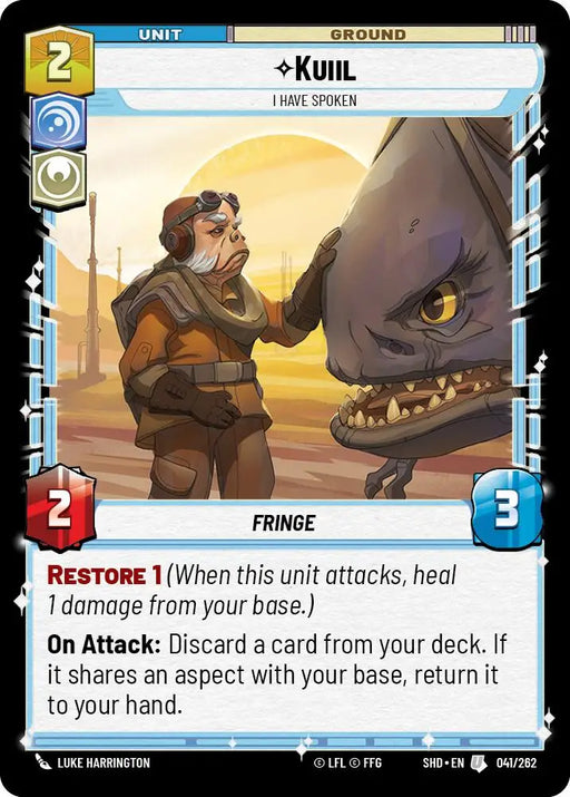 Kuiil - I Have Spoken (041/262) [Shadows of the Galaxy] - Star Wars: Unlimited Single