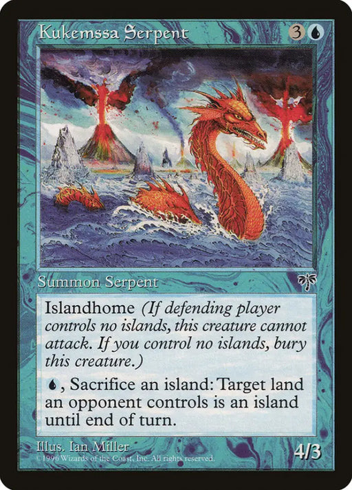 Kukemssa Serpent [Mirage] - MTG Single