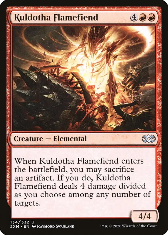Kuldotha Flamefiend [Double Masters] - MTG Single