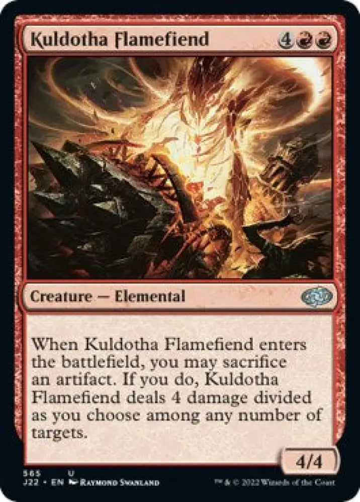 Kuldotha Flamefiend [Jumpstart 2022] - MTG Single