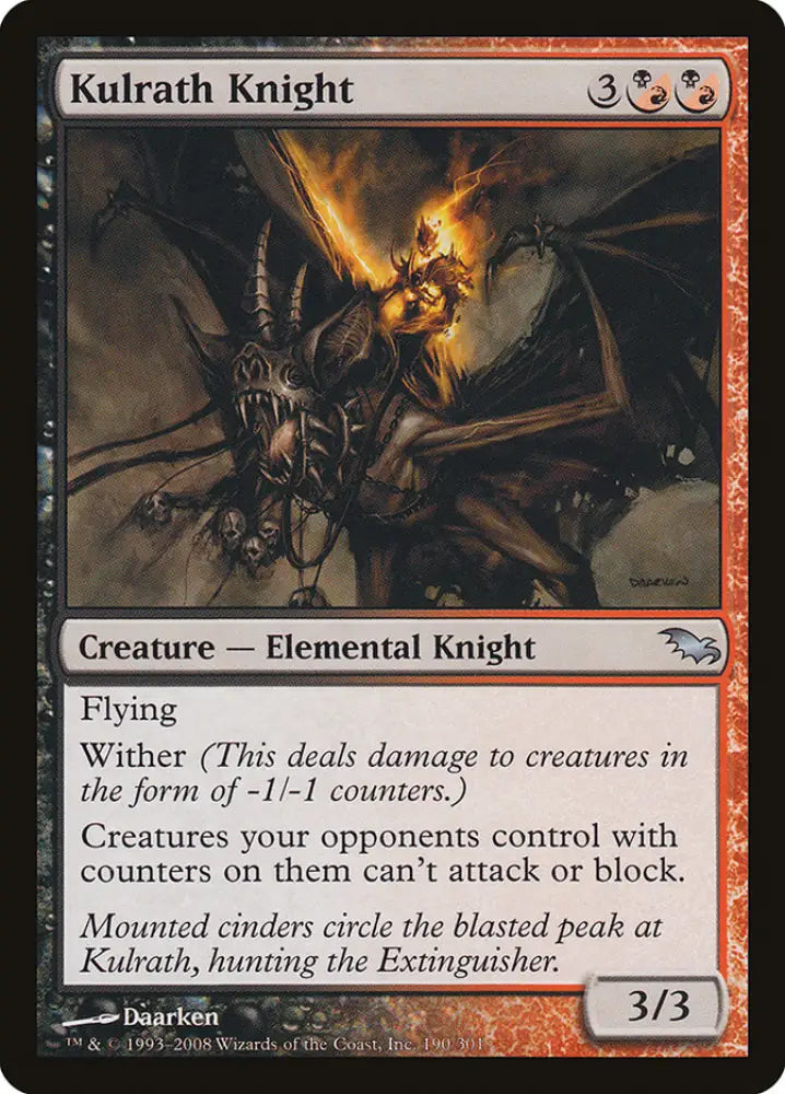 Kulrath Knight [Shadowmoor] - MTG Single