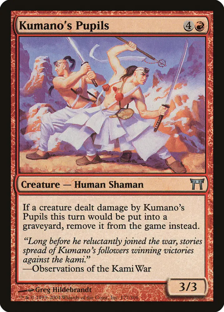 Kumano’s Pupils [Champions of Kamigawa] - MTG Single