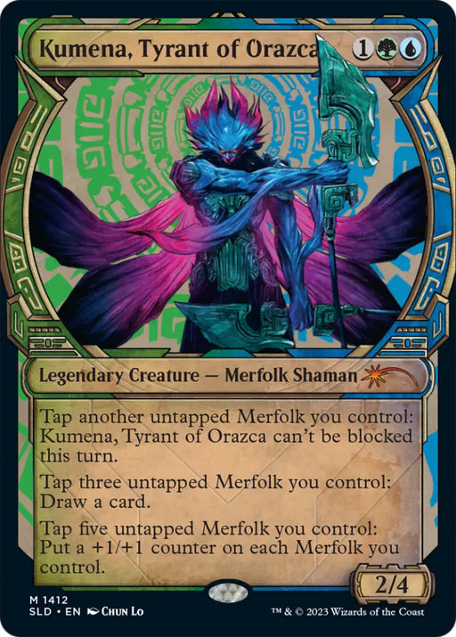 Kumena Tyrant of Orazca (Rainbow Foil) [Secret Lair Drop Series] - MTG Single
