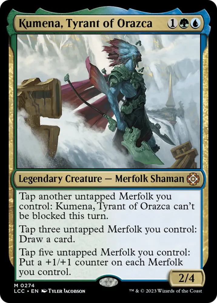 Kumena Tyrant of Orazca [The Lost Caverns of Ixalan Commander] - MTG Single