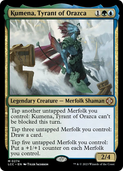 Kumena Tyrant of Orazca [The Lost Caverns of Ixalan Commander] - MTG Single