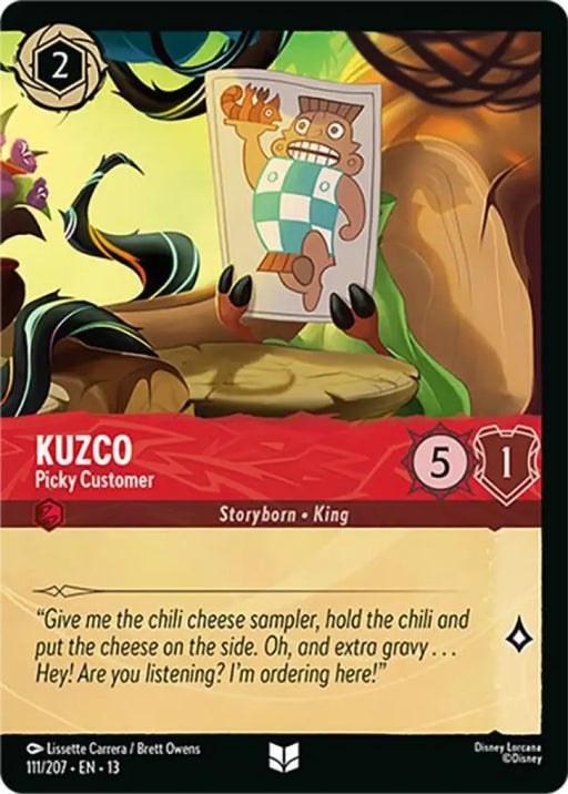 Kuzco - Picky Customer (Foil) (111/204) [Attack of the Vine!]