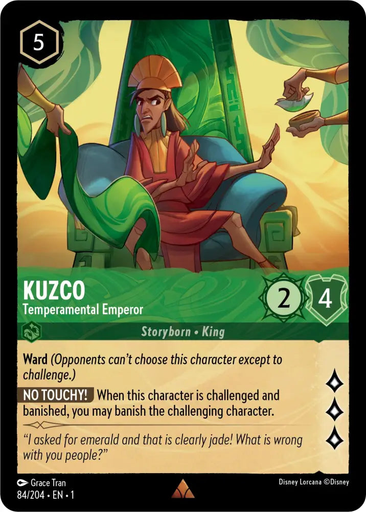 Kuzco - Temperamental Emperor (84/204) [The First Chapter] - Lorcana Single