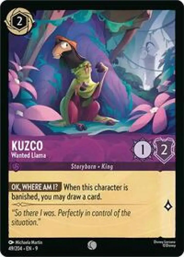 Kuzco - Wanted Llama (49/204) [Fabled]