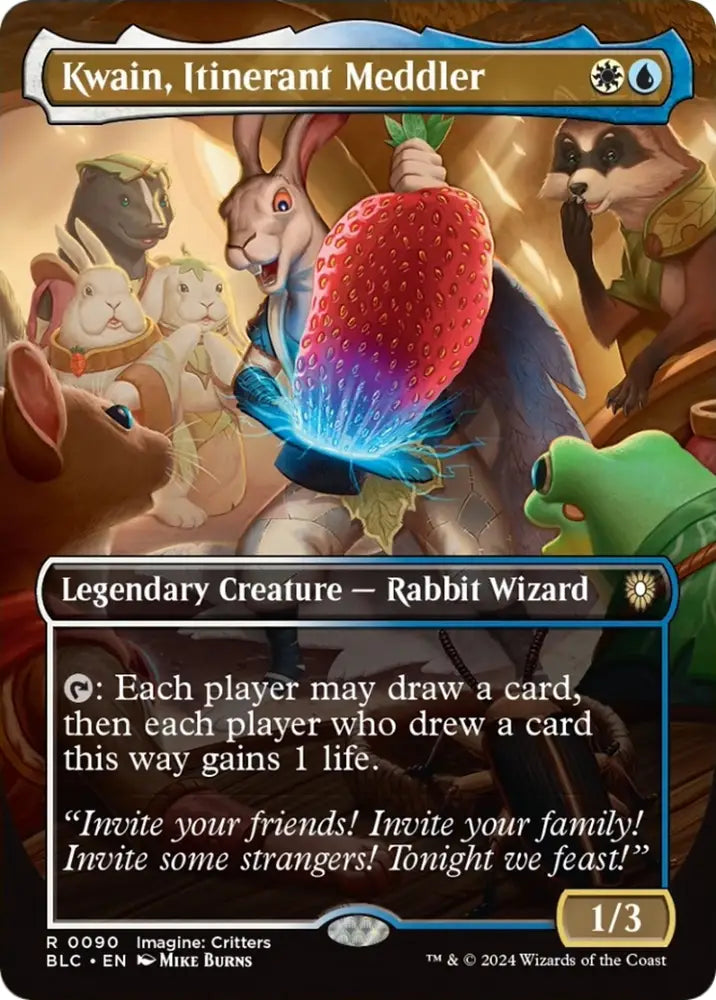 Kwain Itinerant Meddler (Borderless) [Bloomburrow Commander] - MTG Single