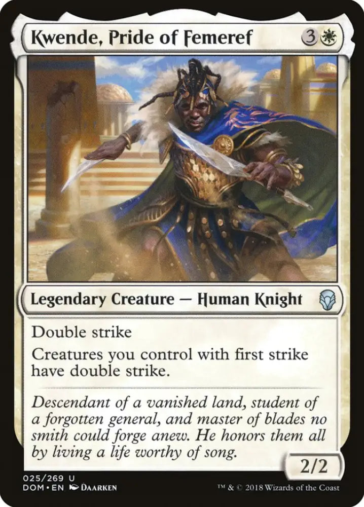 Kwende Pride of Femeref [Dominaria] - MTG Single