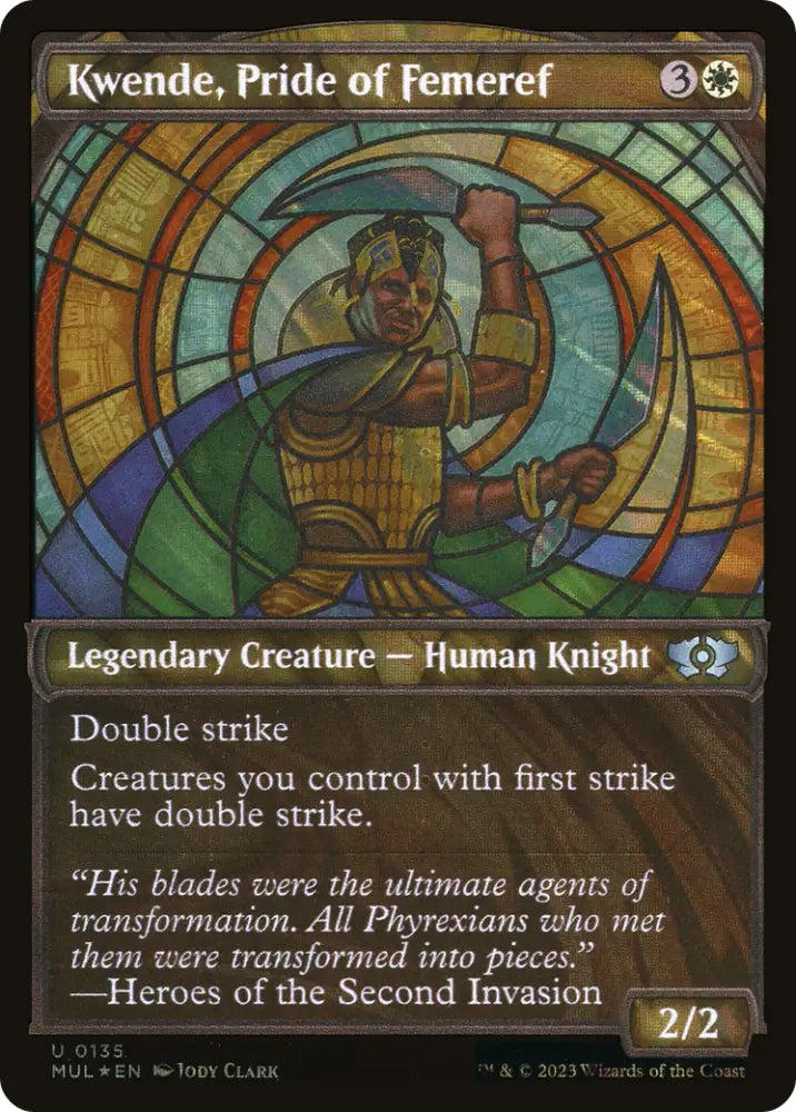 Kwende Pride of Femeref (Halo Foil) [Multiverse Legends] - MTG Single