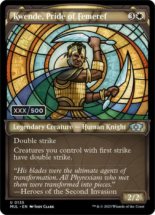 Kwende Pride of Femeref (Serialized) [Multiverse Legends] - MTG Single