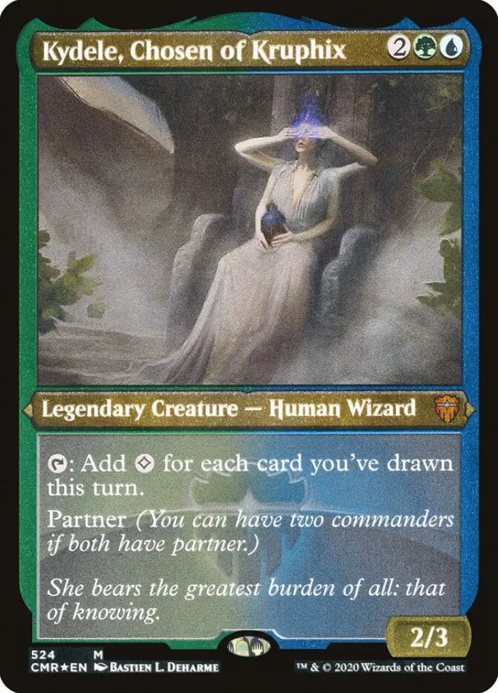 Kydele Chosen of Kruphix (Etched) [Commander Legends] - MTG Single