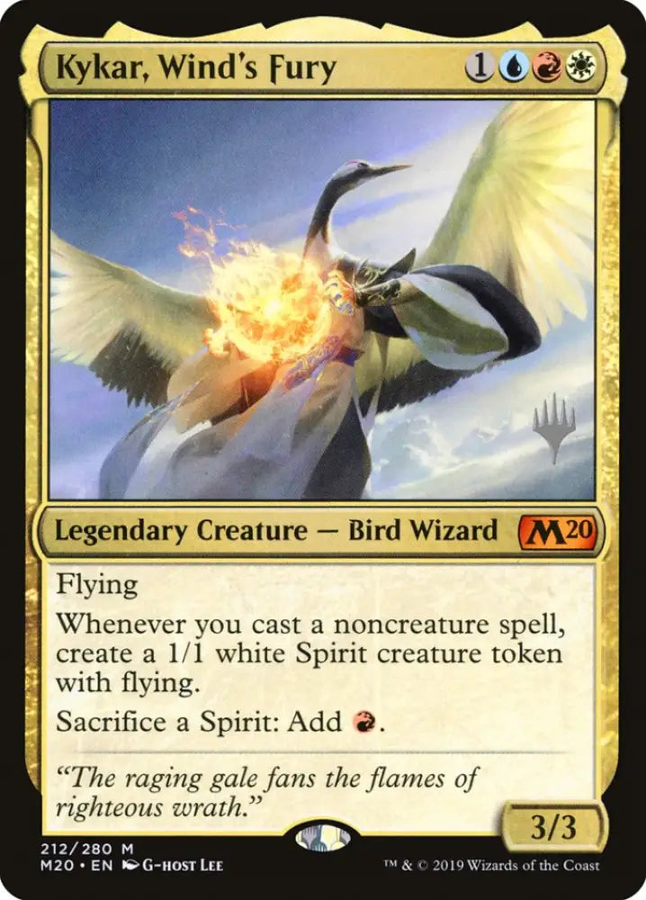 Kykar Wind’s Fury (Promo Pack) [Core Set 2020 Promos] - MTG Single