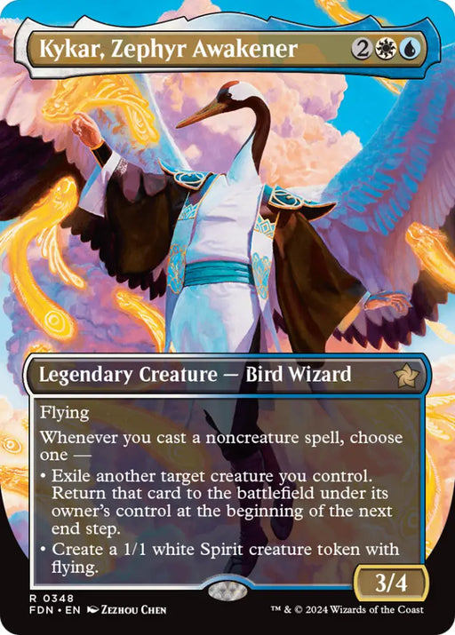 Kykar Zephyr Awakener (Borderless) [Foundations] - MTG Single