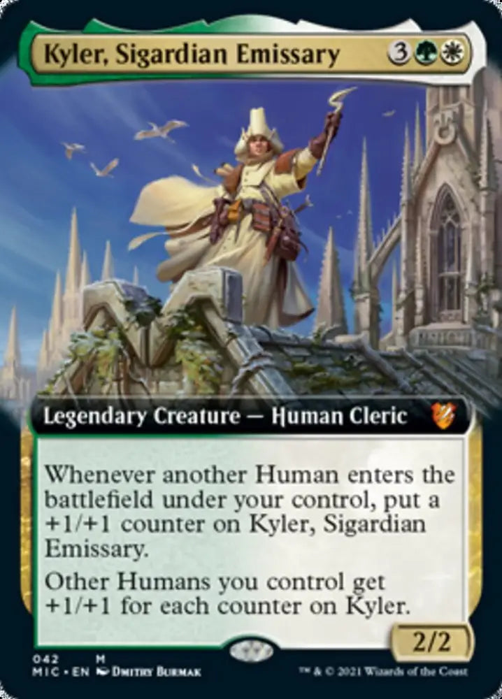 Kyler Sigardian Emissary (Extended Art) [Innistrad: Midnight Hunt Commander] - MTG Single