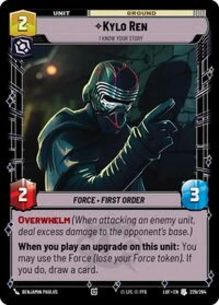 Kylo Ren - I Know Your Story (229/264) [Legends of the Force]