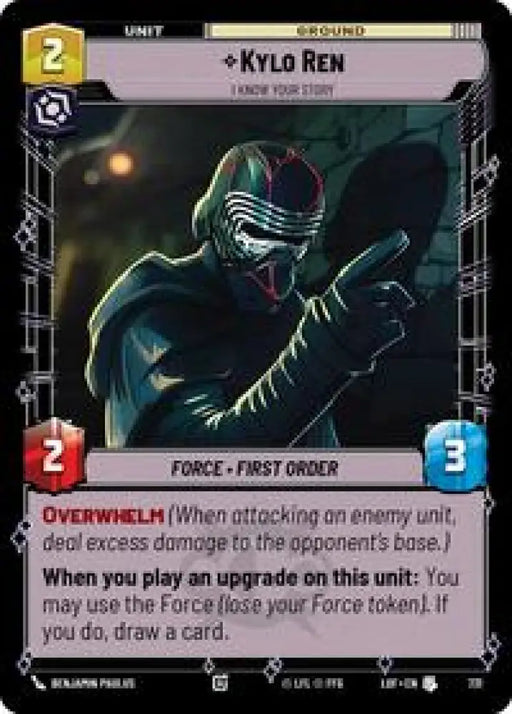 Kylo Ren - I Know Your Story (Foil) (731) [Legends of the Force]