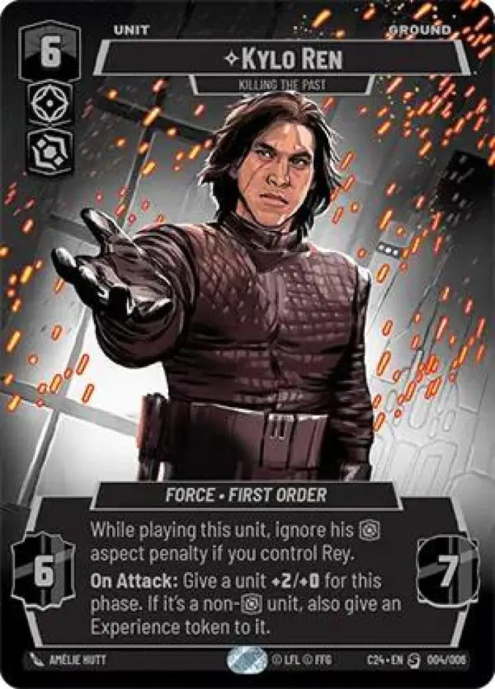 Kylo Ren - Killing the Past (2024 Convention Exclusive) (004/006) [Miscellaneous] - Star Wars: Unlimited Single