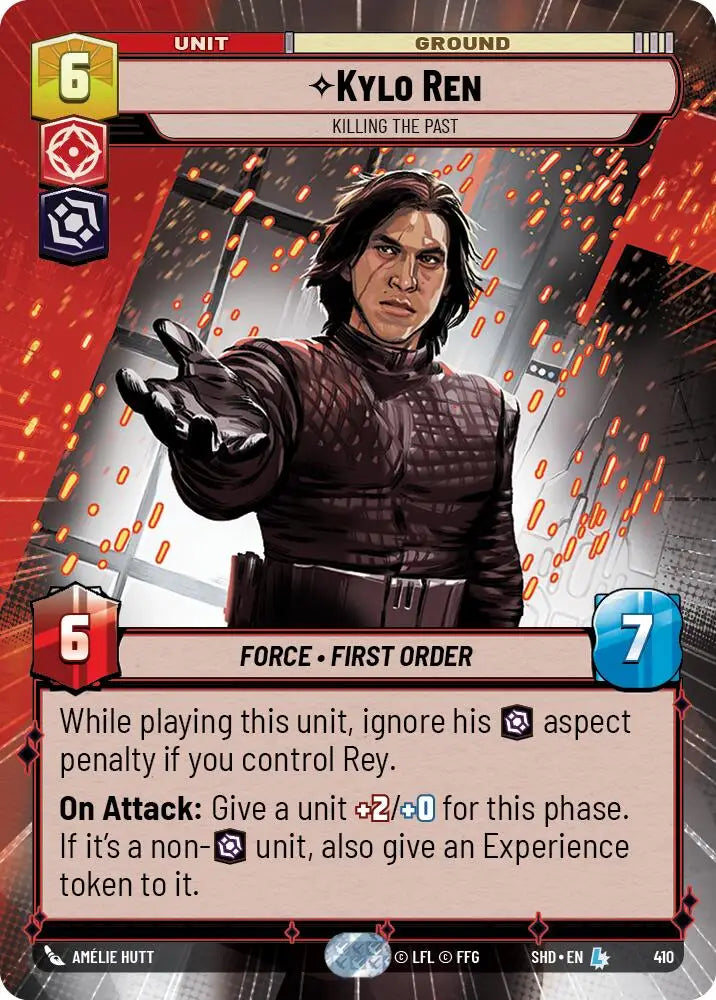 Kylo Ren - Killing the Past (Hyperspace) (410) [Shadows of the Galaxy] - Star Wars: Unlimited Single