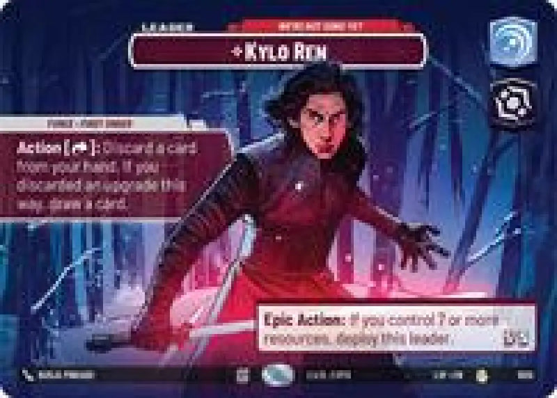Kylo Ren - We're Not Done Yet (Showcase) (1005) [Legends of the Force]