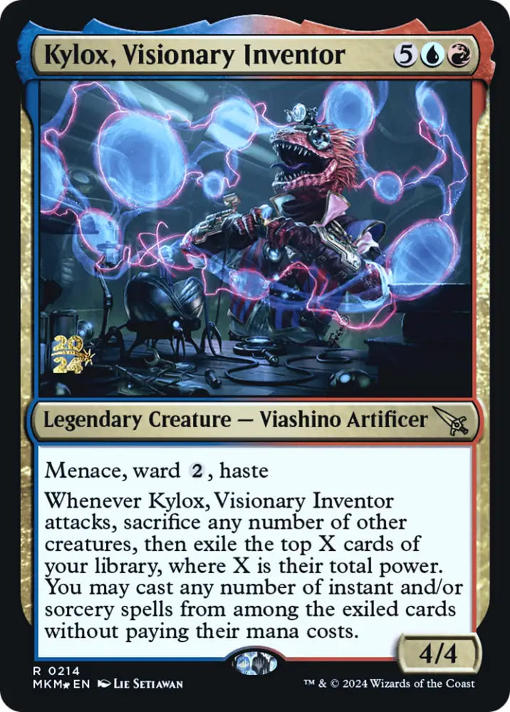 Kylox Visionary Inventor [Murders at Karlov Manor Prerelease Promos] - MTG Single