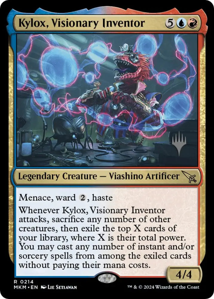Kylox Visionary Inventor (Promo Pack) [Murders at Karlov Manor Promos] - MTG Single