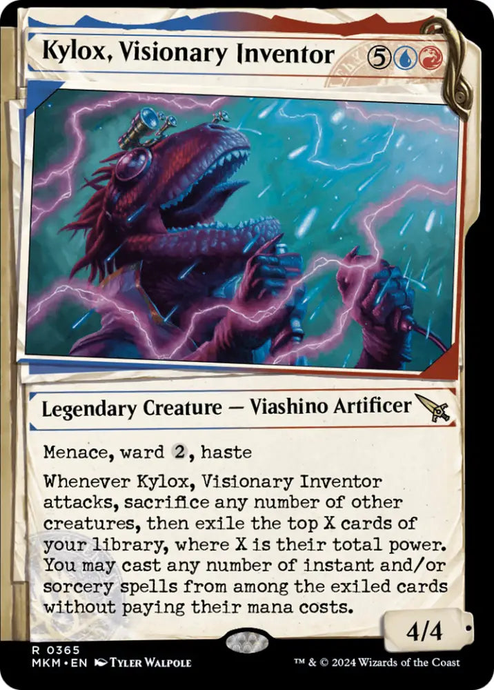 Kylox Visionary Inventor (Showcase) [Murders at Karlov Manor] - MTG Single