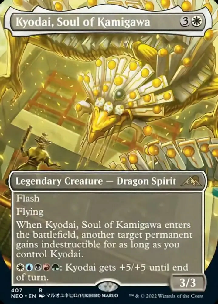 Kyodai Soul of Kamigawa (Borderless Alternate Art) [Kamigawa: Neon Dynasty] - MTG Single