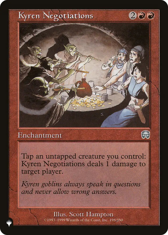 Kyren Negotiations [The List] - MTG Single