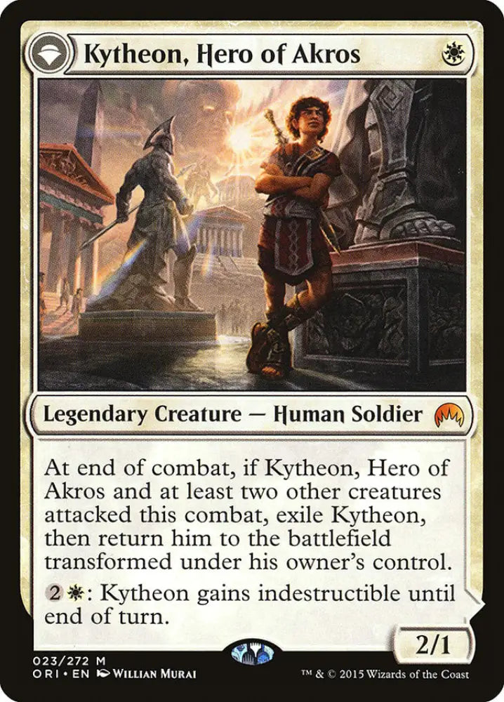 Kytheon Hero of Akros // Gideon Battle-Forged [Magic Origins] - MTG Single