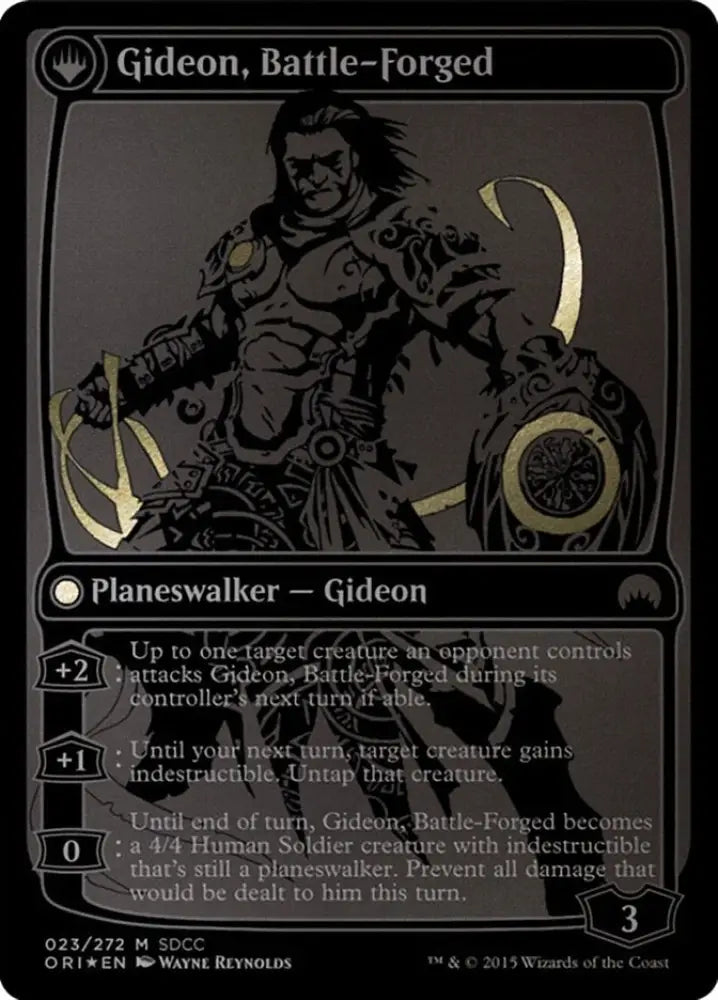 Kytheon Hero of Akros // Gideon Battle-Forged [San Diego Comic-Con 2015] - MTG Single