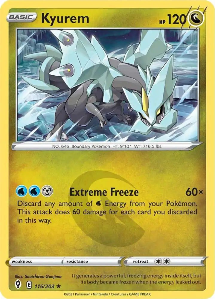 Kyurem (116/203) [Sword & Shield: Evolving Skies] - Pokemon Single