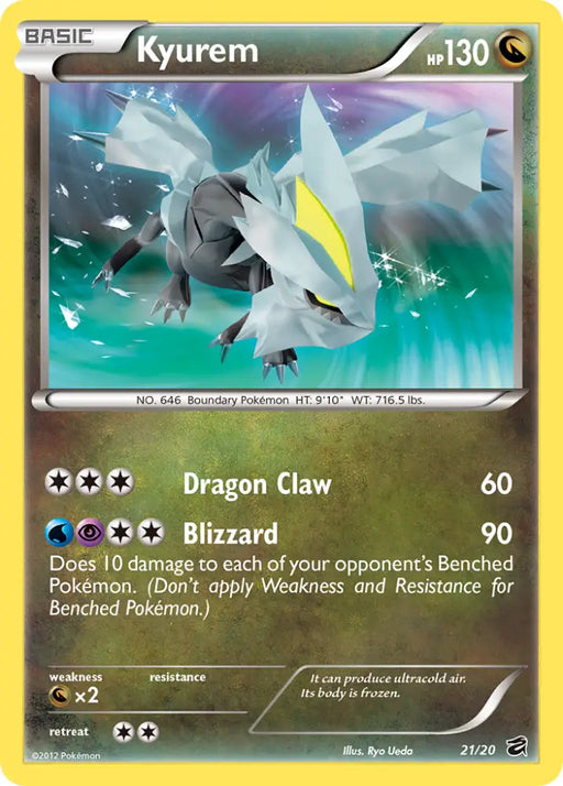 Kyurem (21/20) [Black & White: Dragon Vault] - Pokemon Single