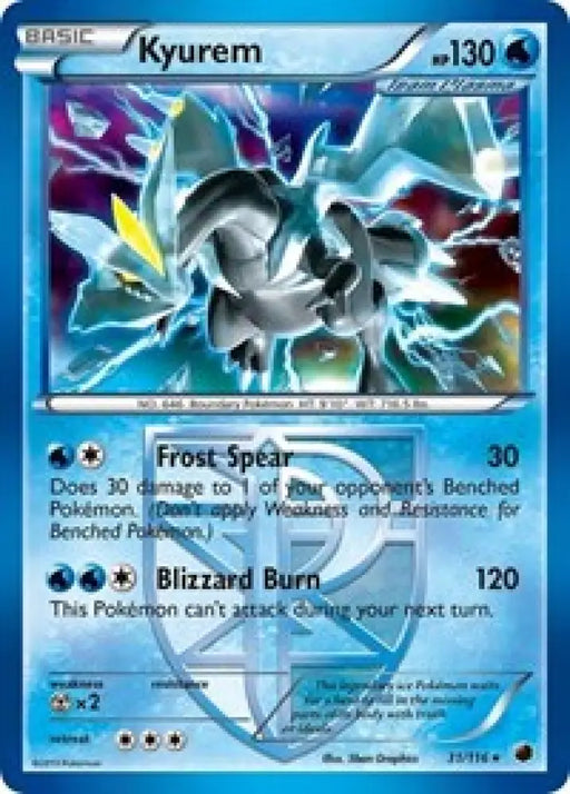 Kyurem (31/116) (Theme Deck Exclusive) [Black & White: Plasma Freeze] - Pokemon Single