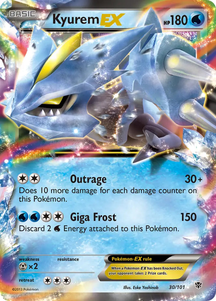 Kyurem EX (30/101) [Black & White: Plasma Blast] - Pokemon Single