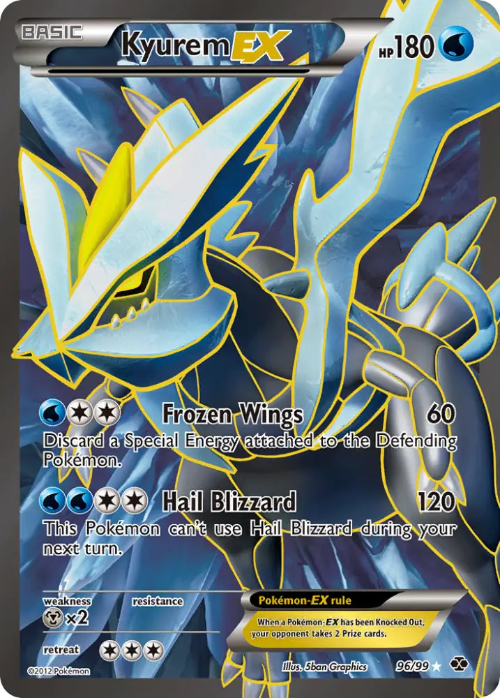 Kyurem EX (96/99) [Black & White: Next Destinies] - Pokemon Single
