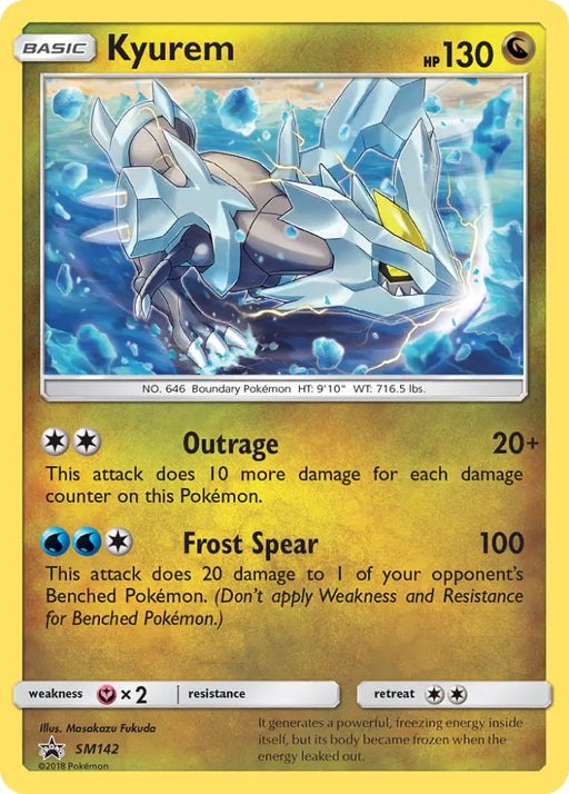 Kyurem (SM142) [Sun & Moon: Black Star Promos] - Pokemon Single
