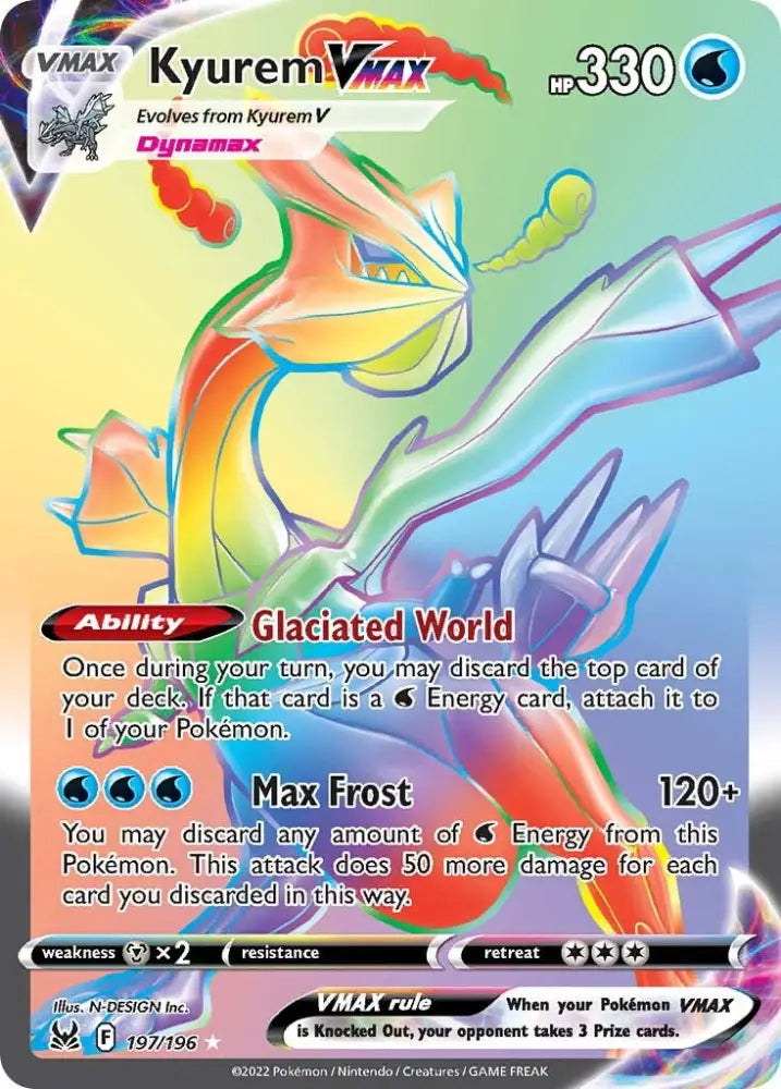 Kyurem VMAX (197/196) [Sword & Shield: Lost Origin] - Pokemon Single