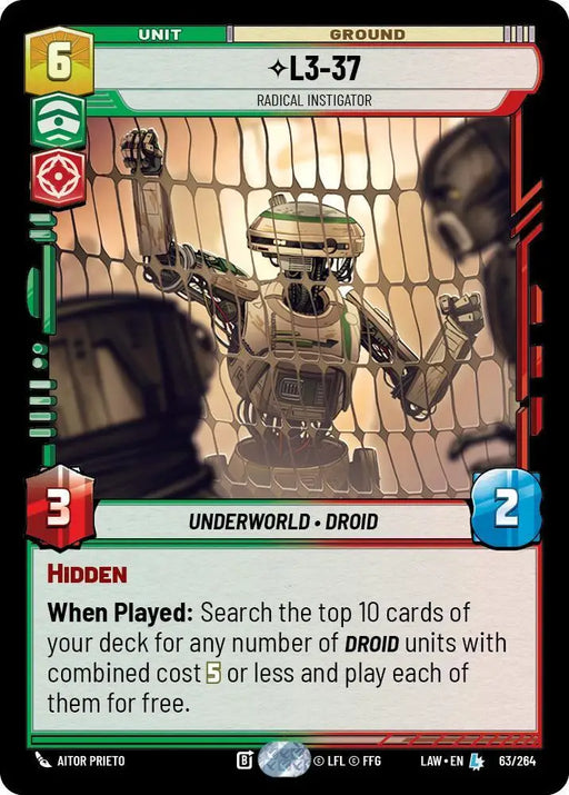 L3-37 - Radical Instigator (63/264) [A Lawless Time]