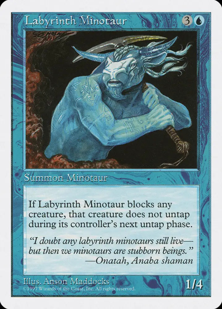 Labyrinth Minotaur [Fifth Edition] - MTG Single