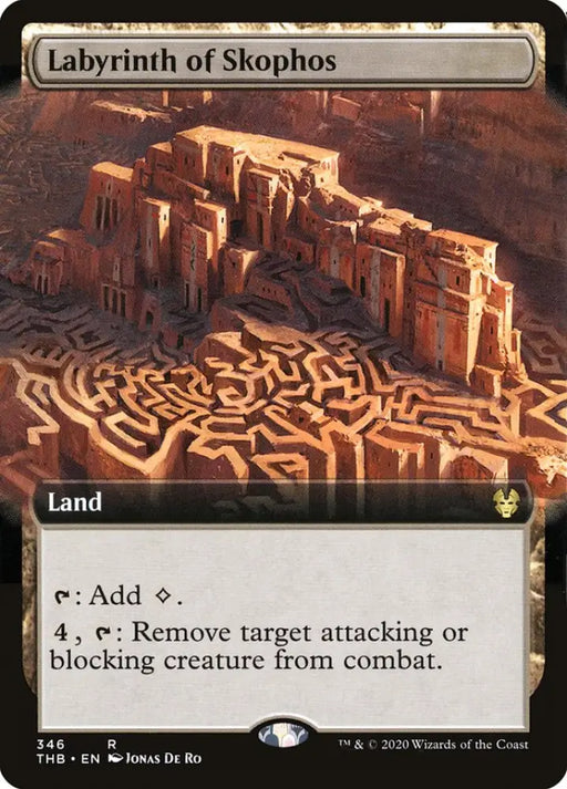 Labyrinth of Skophos (Extended Art) [Theros Beyond Death] - MTG Single