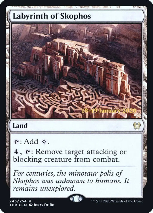 Labyrinth of Skophos [Theros Beyond Death Prerelease Promos] - MTG Single