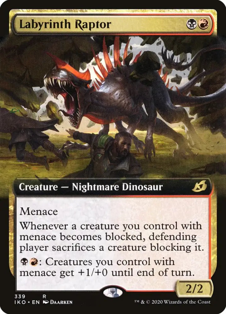 Labyrinth Raptor (Extended Art) [Ikoria: Lair of Behemoths] - MTG Single