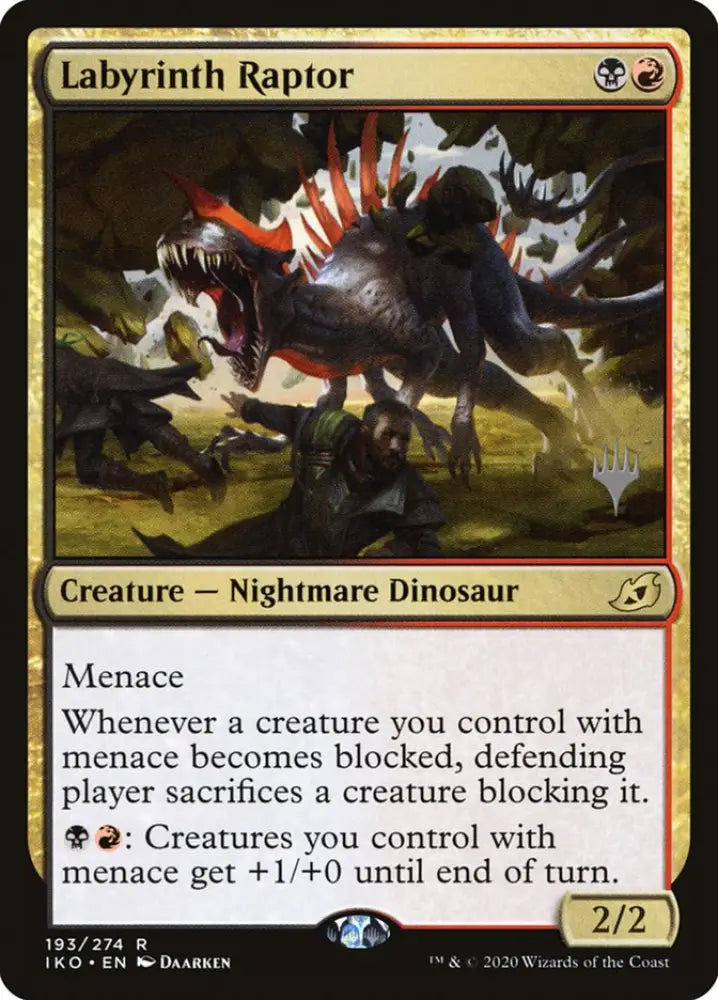 Labyrinth Raptor (Promo Pack) [Ikoria: Lair of Behemoths Promos] - MTG Single